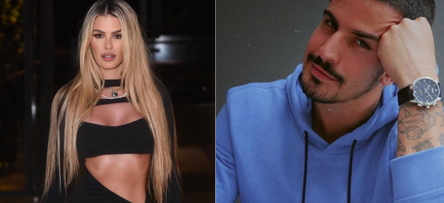 Yasmin Brunet and Enzo Celulari kiss at a party;  look
