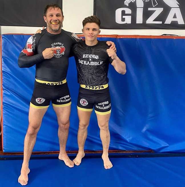 Tom Hardy wins medals at the jiu-jitsu charity tournament