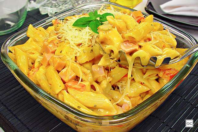 Pressure cooker pasta with ham and cheese |  Photo: Cooking Guide