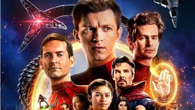 New 'Spider-Man: No Coming Home' poster features Tobey Maguire and Andrew Garfield.