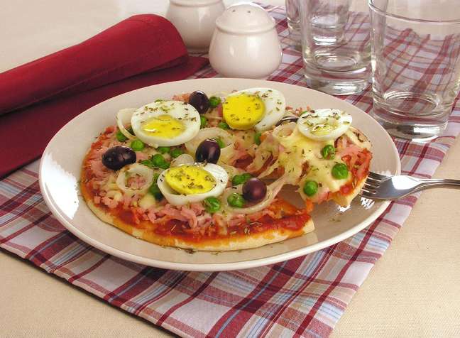 Portuguese pan-fried pizza - Photo: Disclosure Portuguese pan-fried pizza - Photo: Disclosure