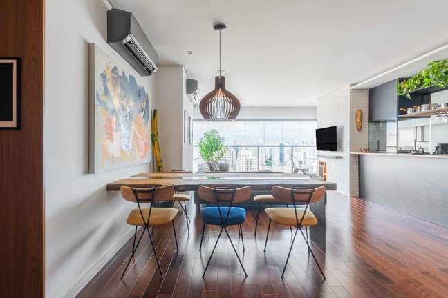 Gray finish combined with industrial style Gray finish combined with industrial style