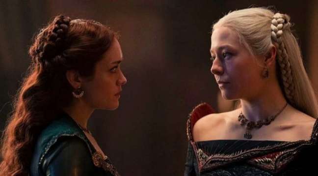 Rhaenyra and Alicent in Rhaenyra and Alicent in