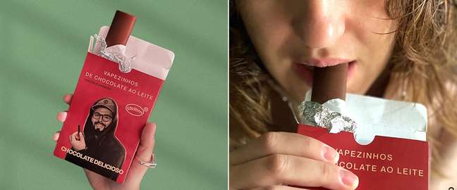 Remember the chocolate cigarette?  Now it’s a vape