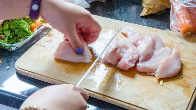 Chicken is a major source of food poisoning. Chicken is a major source of food poisoning.