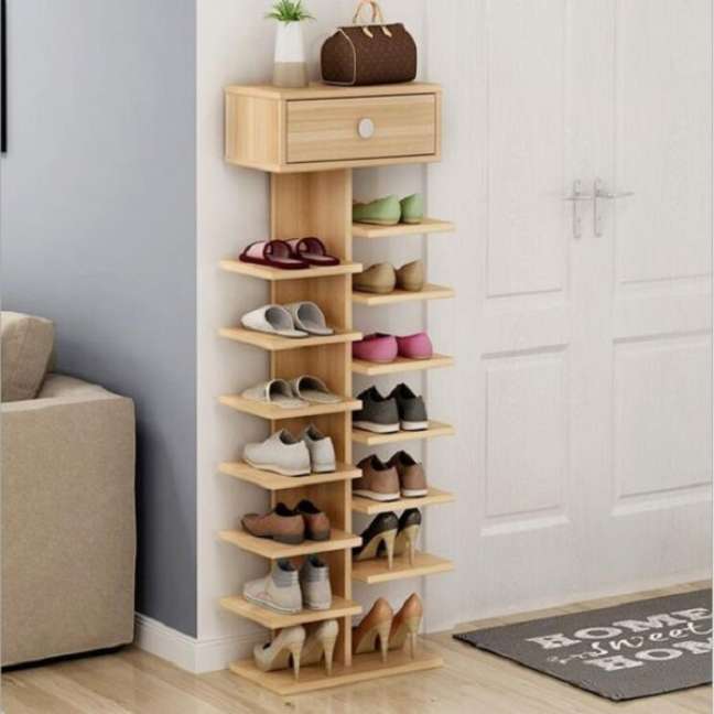 3. Wooden shoe cabinet at the entrance - Photo Aliexpress 3. Wooden shoe cabinet at the entrance - Photo Aliexpress