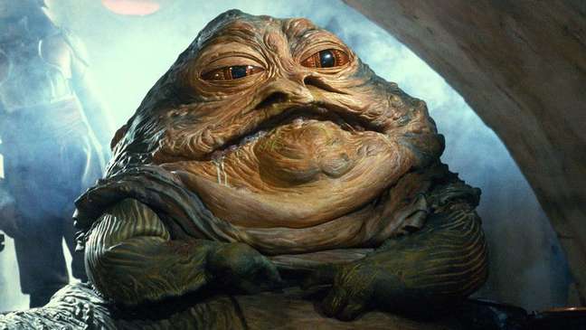 How was Jabba the Hutt made in Star Wars?