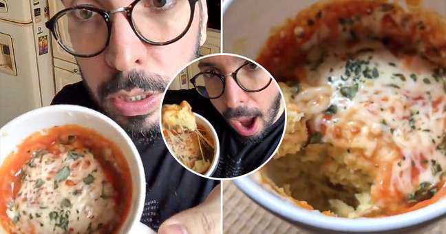 Pizza in a cup: surprisingly easy and mega greedy recipe Pizza in a cup: surprisingly easy and mega greedy recipe