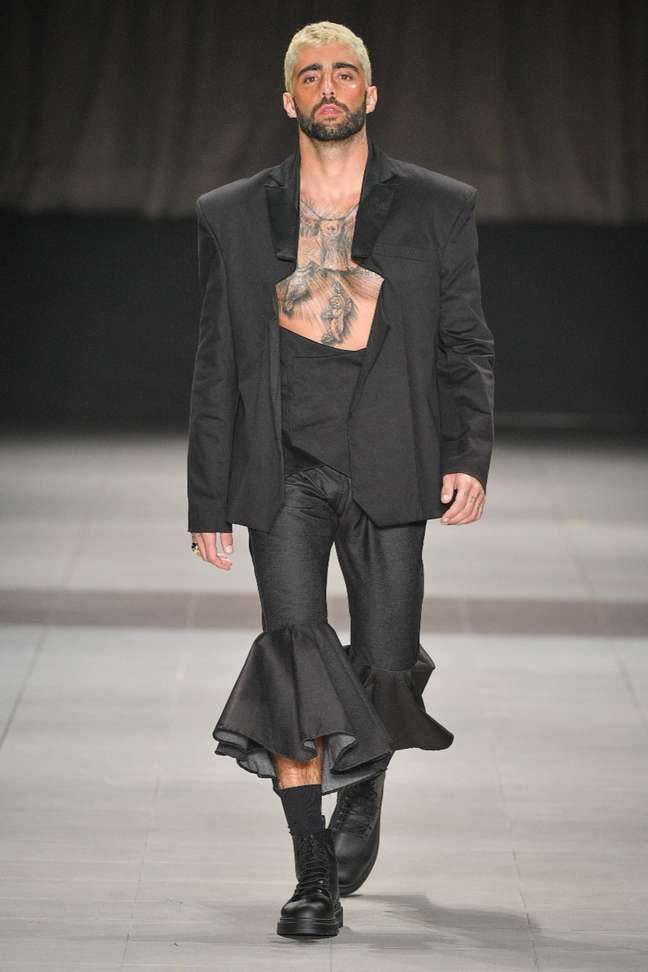 Scooby in Silvério fashion show at SPFW (Photo: Marcelo Soubhia / @ agfotosite / Disclosure) Scooby in Silvério fashion show at SPFW (Photo: Marcelo Soubhia / @ agfotosite / Disclosure)