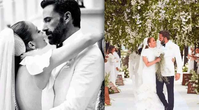 Jennifer Lopes shares photos of her wedding with Ben Affleck Jennifer Lopes shares photos of her wedding with Ben Affleck