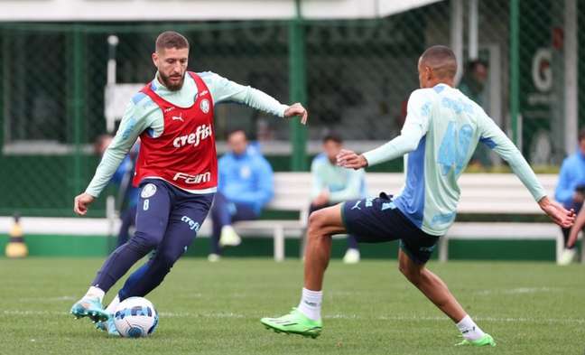 Palmeiras vira a chave e pensa em nova decisão pela Libertadores (Foto: Fabio Menotti/Palmeiras) Palmeiras vira a chave e pensa em nova decisão pela Libertadores (Foto: Fabio Menotti/Palmeiras)