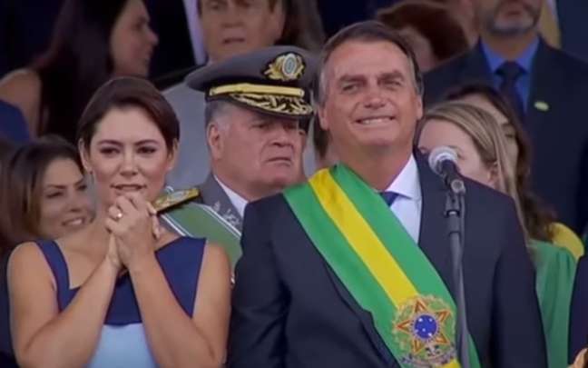 First lady Michelle Bolsonaro repeats phrase in opposition to PT during September 7