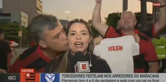 Repórter desabafa sobre assédio sofrido de torcedor do Flamengo: Eu só queria trabalhar