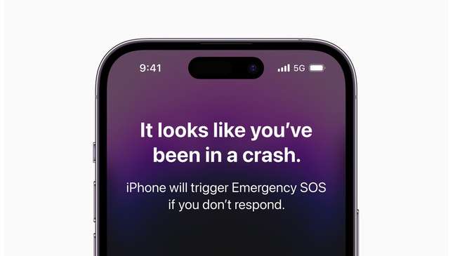 Com o novo acelerômetro, o iPhone 14 pode detectar se você sofreu um acidente