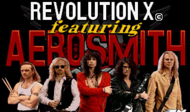 Aerosmith estrelou Revolution X, um jogo de tiro... musical