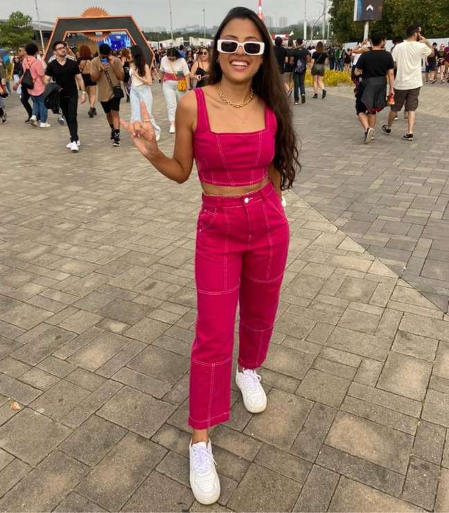 Barbiecore also appeared a lot at the festival - @brunna_klein Barbiecore also appeared a lot at the festival - @brunna_klein