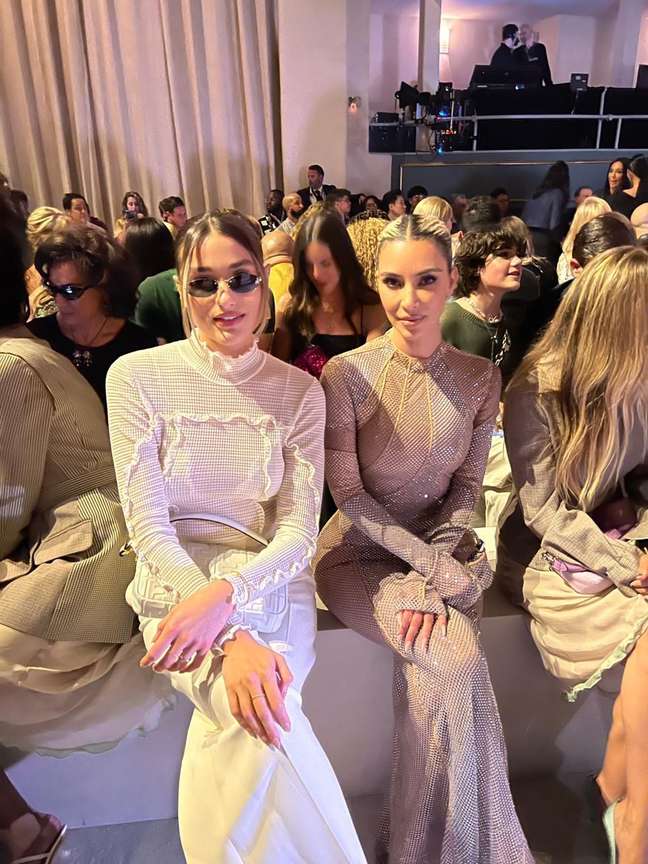 Sasha and Kim Kardashian Sasha and Kim Kardashian
