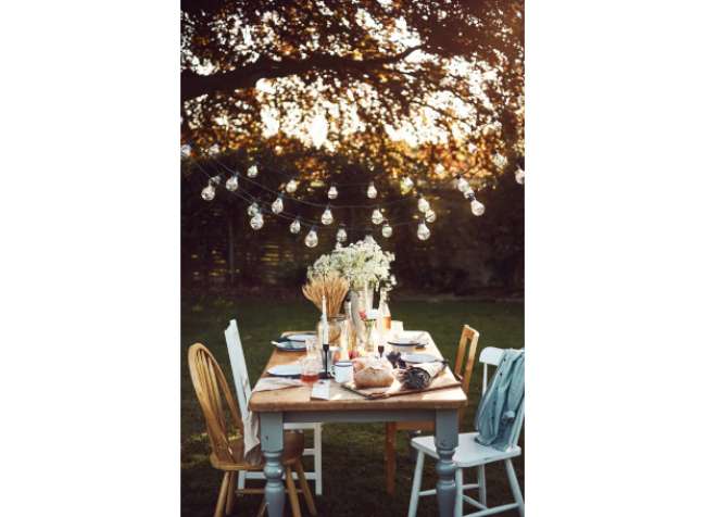 Bring your dining table outside Bring your dining table outside