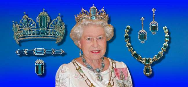 The queen had a fondness for Brazilian jewelry used when she received Lula at the palace
