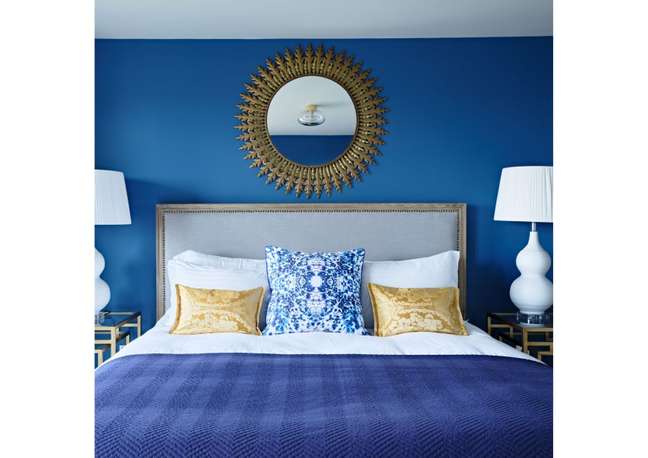 Make a style statement above the bed. Make a style statement above the bed.