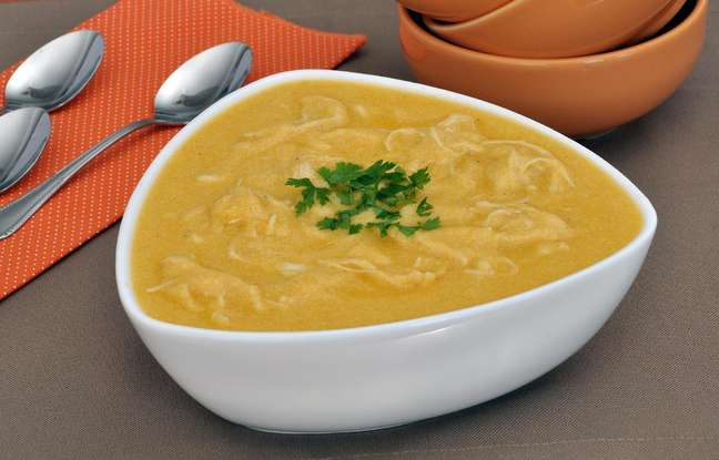 Pumpkin broth with chicken - Photo: Reproduction Pumpkin broth with chicken - Photo: Reproduction