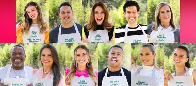 Elenco do 'Bake Off - Celebridades' chama atenção pelo carisma da maioria dos competidores Elenco do 'Bake Off - Celebridades' chama atenção pelo carisma da maioria dos competidores