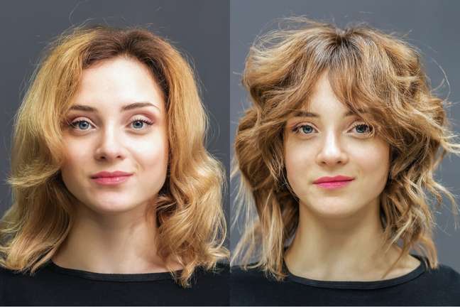 Tousled haircut Tousled haircut