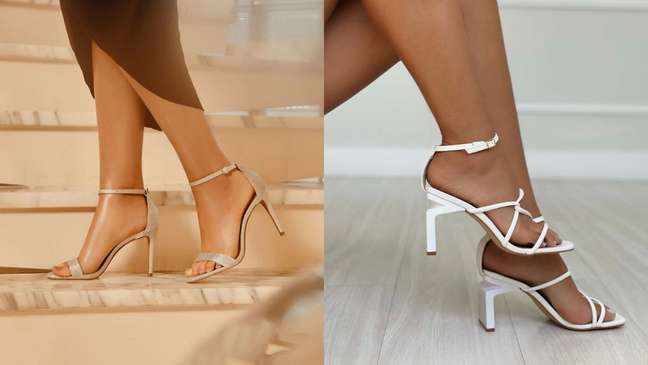 The minimalist sandal will be in trend this season The minimalist sandal will be in trend this season