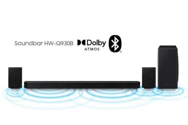 The HW-Q930B has environmental calibration (Image: Disclosure/Samsung)