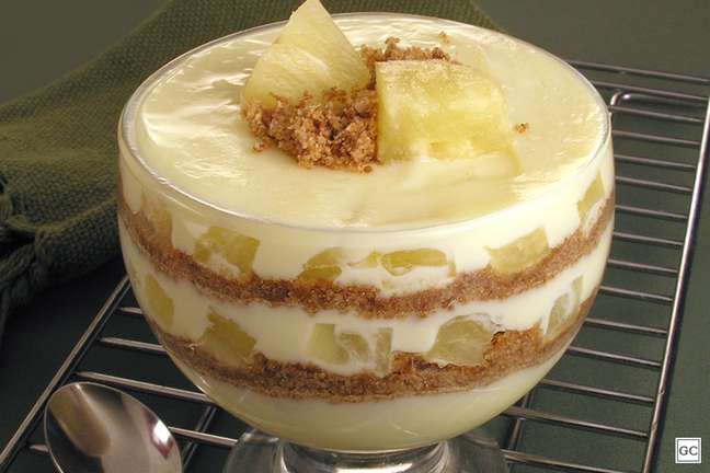 Cup of pineapple with white chocolate |  Photo: Kitchen guide