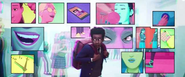 Spider-Man: Into the Spider-Verse's goal was to escape realism and bring comics to theaters in an authentic way (Image: Animation / Playback Sony Pictures)