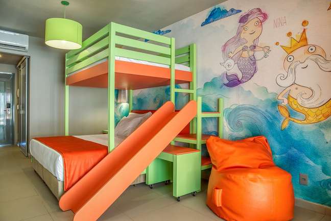 Families can opt for themed rooms 