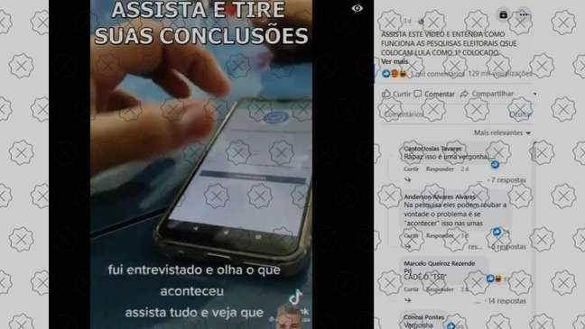 Post engana ao dizer que erro de pesquisadora prova que pesquisas eleitoras são fraudadas Post engana ao dizer que erro de pesquisadora prova que pesquisas eleitoras são fraudadas