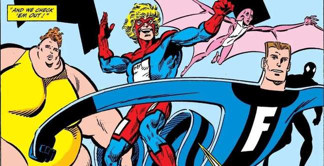 Believe it or not, this is an Avengers lineup (Image: Playback / Marvel Comics) Believe it or not, this is an Avengers lineup (Image: Playback / Marvel Comics)