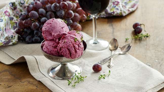 Ice Cream Day: two recipes with grape juice to cool down Ice Cream Day: two recipes with grape juice to cool down
