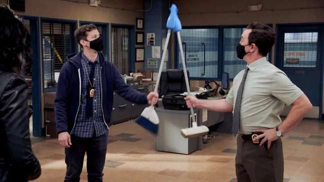 The series briefly addressed the covid-19 pandemic (Image: Disclosure / NBC) The series briefly addressed the covid-19 pandemic (Image: Disclosure / NBC)