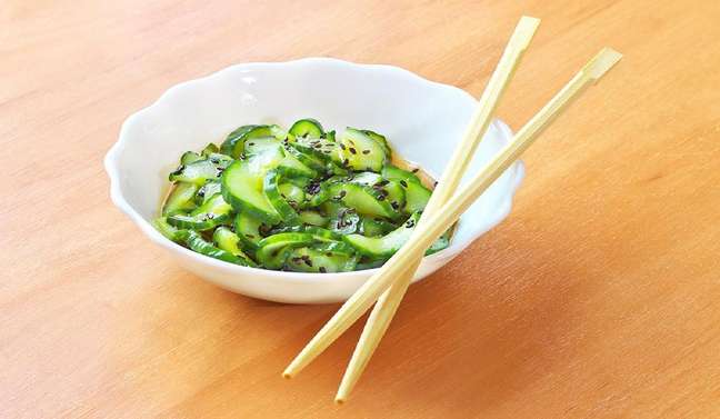 Sunomono, oriental cucumber salad, is great for hot days Sunomono, oriental cucumber salad, is great for hot days
