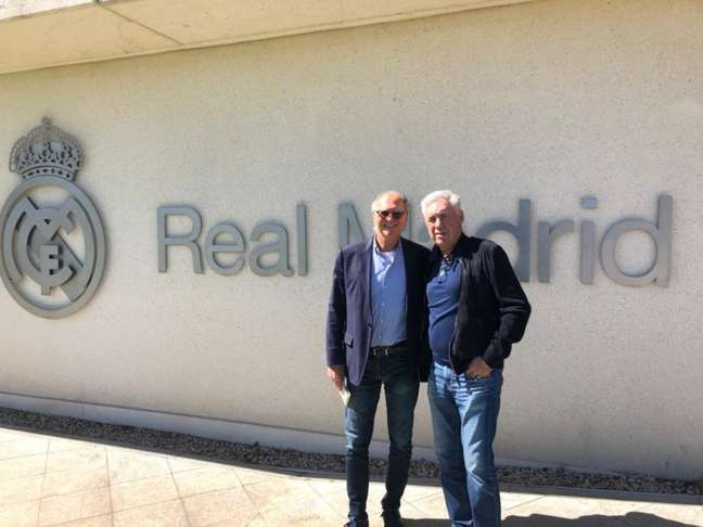 Falco y Ancelotti están juntos en Madrid (Imagen: REVELADO)