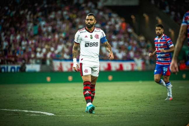 Gabigol exalta torcida do Flamengo em Fortaleza e alfineta: Maior do estado