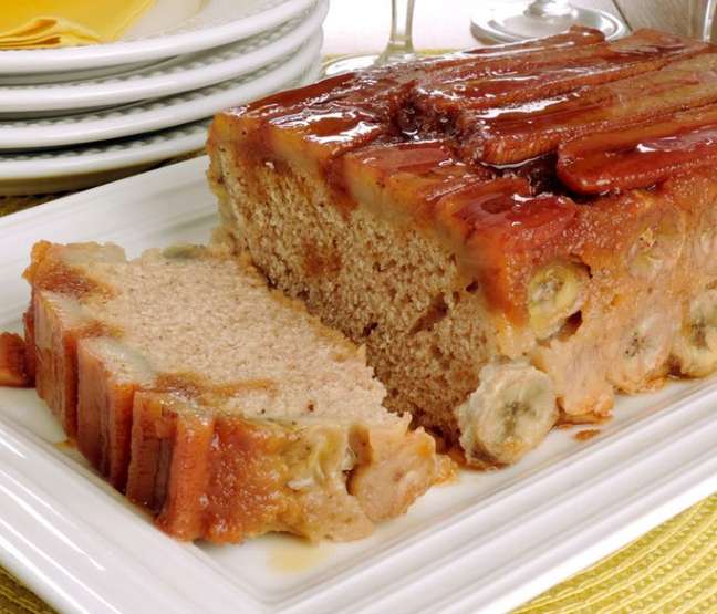 Caramelized banana cake - Caramelized banana cake -