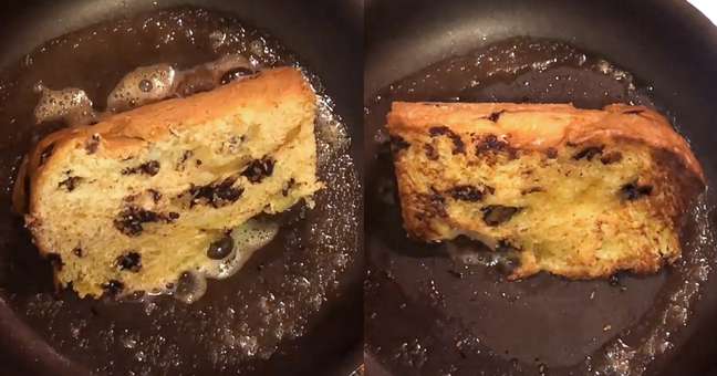 Chocolate with butter on the plate (panettone too!) Chocolate with butter on the plate (panettone too!)
