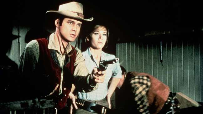 Michael Callan and Jane Fonda in 