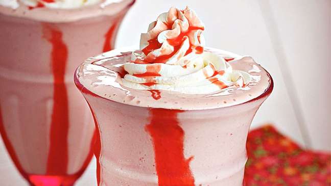 Have the kids make the best strawberry milkshake ever Have the kids make the best strawberry milkshake ever