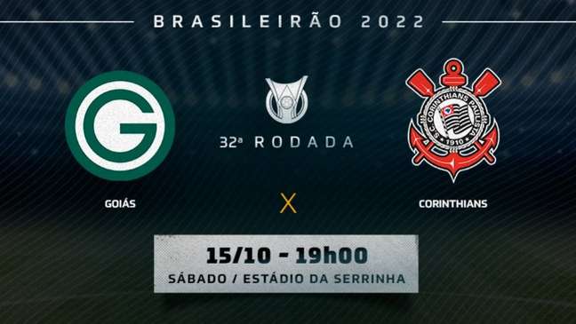 Goiás x Corinthians: onde assistir, prováveis escalações e desfalques pelo Brasileirão
