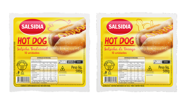 Example of new food labeling on fictitious product.  Credit: Food Labeling Observatory / Unifesp