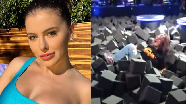 Adriana Chechik had a serious spinal injury after falling into a foam pool