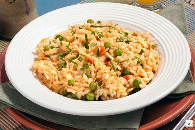 Chicken risotto - Photo: Guia da Cozinha