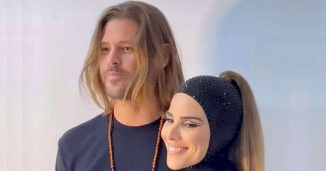 Presumed?  Dado Dolabella poses for the first time with Wanessa