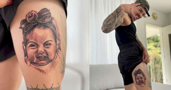 On social media, Biel shares a tattoo made in honor of his daughter On social media, Biel shares a tattoo made in honor of his daughter