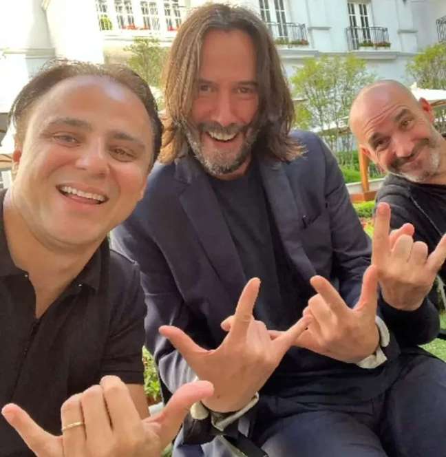 Keanu Reeves meets Felipe Massa for the documentary in Sao Paulo Keanu Reeves meets Felipe Massa for the documentary in Sao Paulo